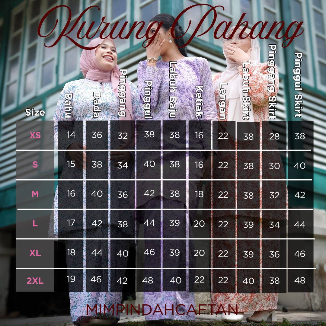(PREORDER) Kurung Pahang Batik KP01